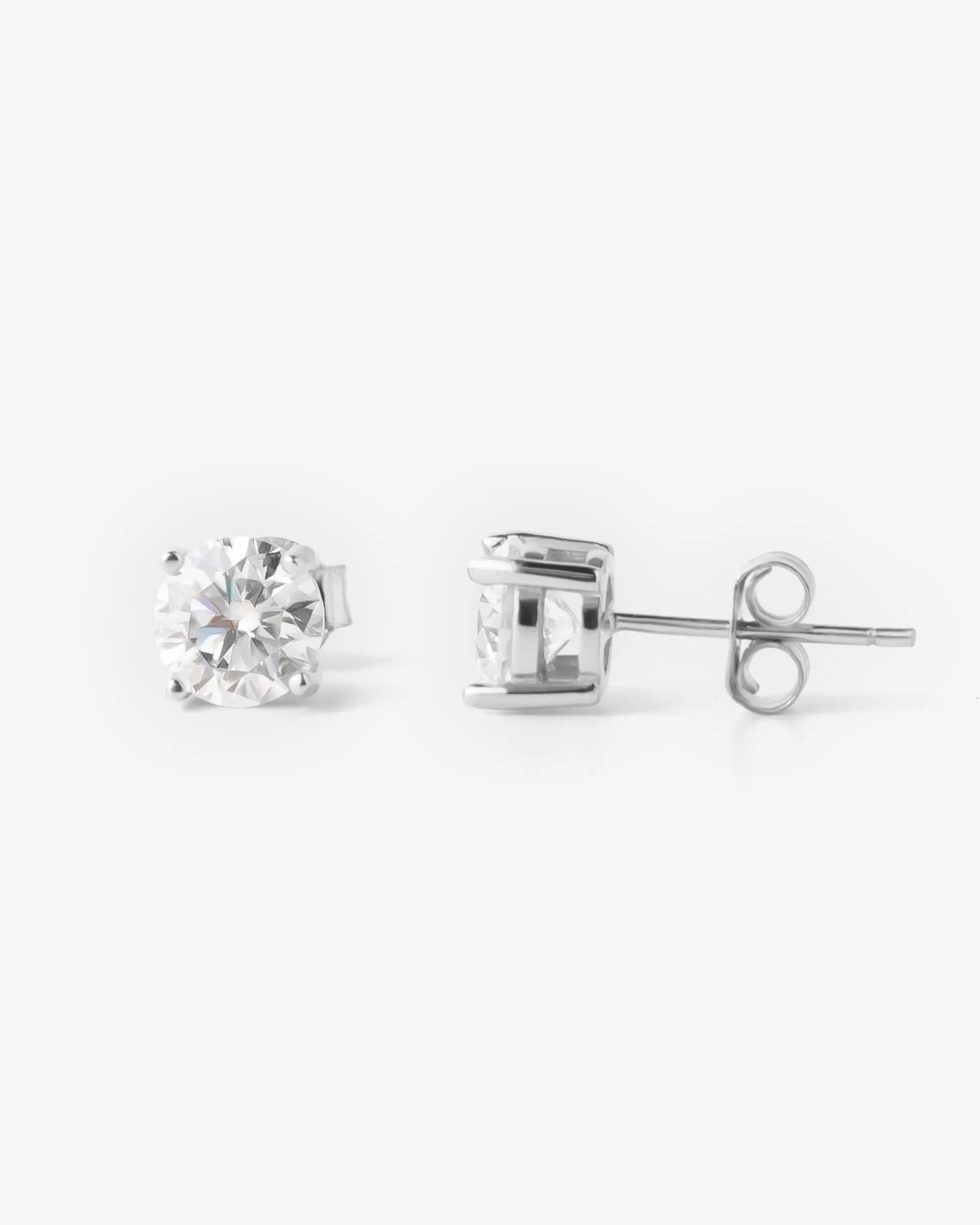 6MM Moissanite Earrings yaluum