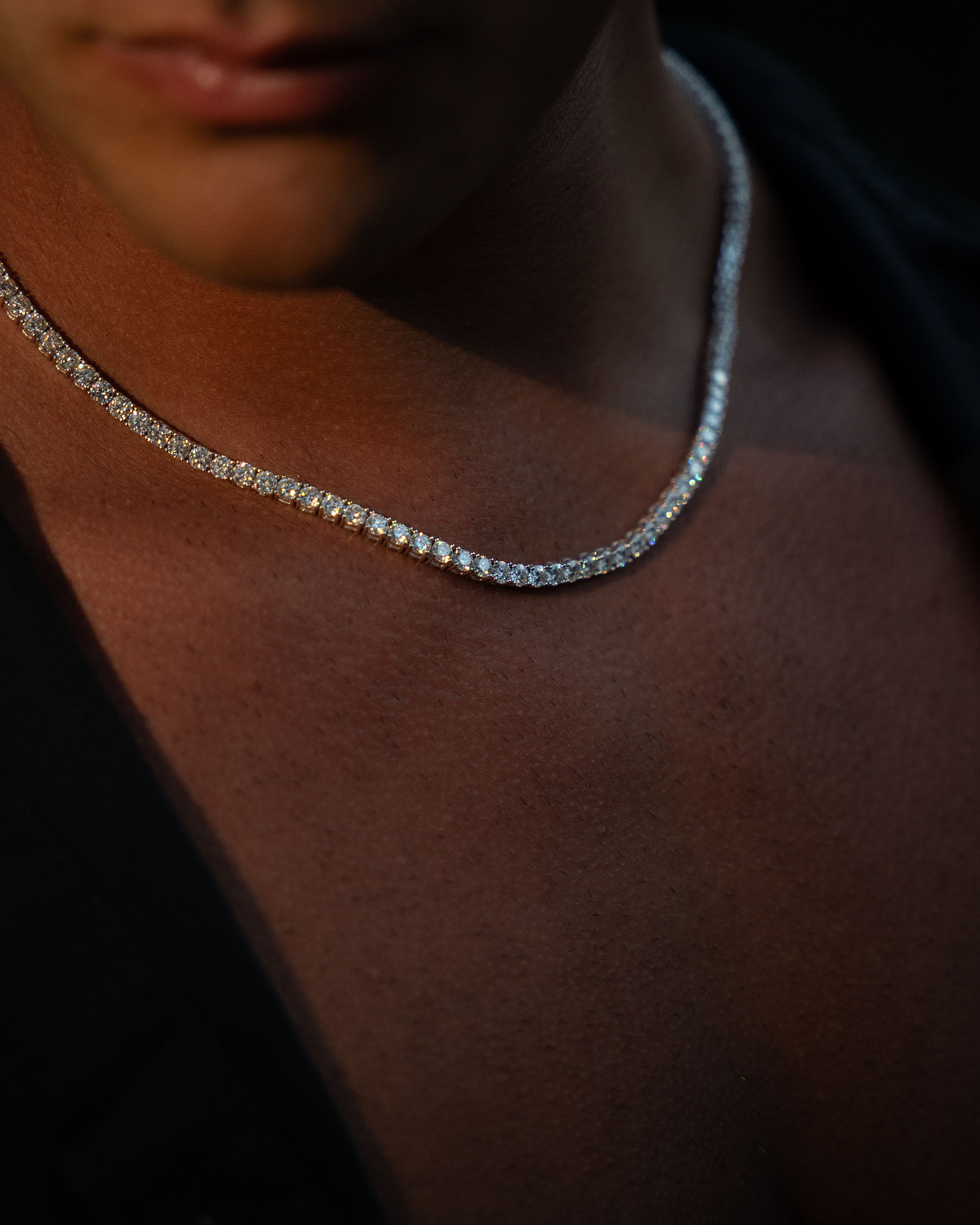 4MM Moissanite Tennis Chain