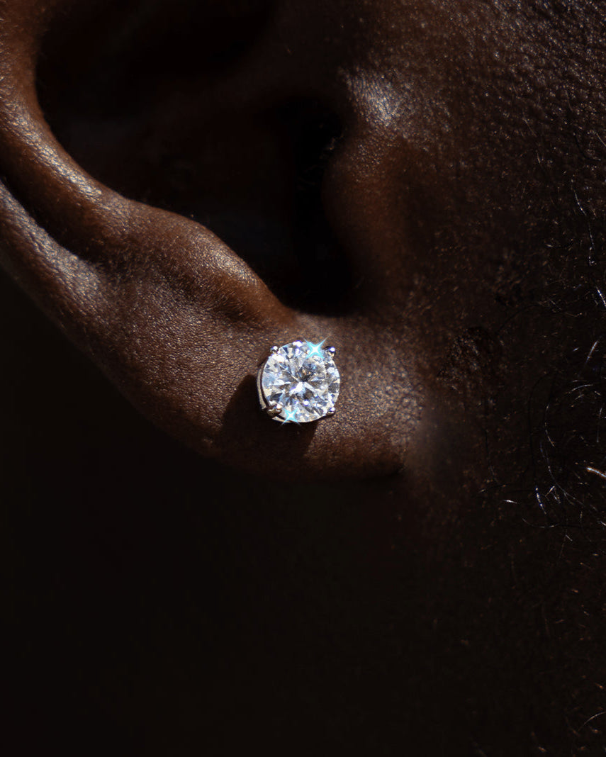 6MM Moissanite Earrings