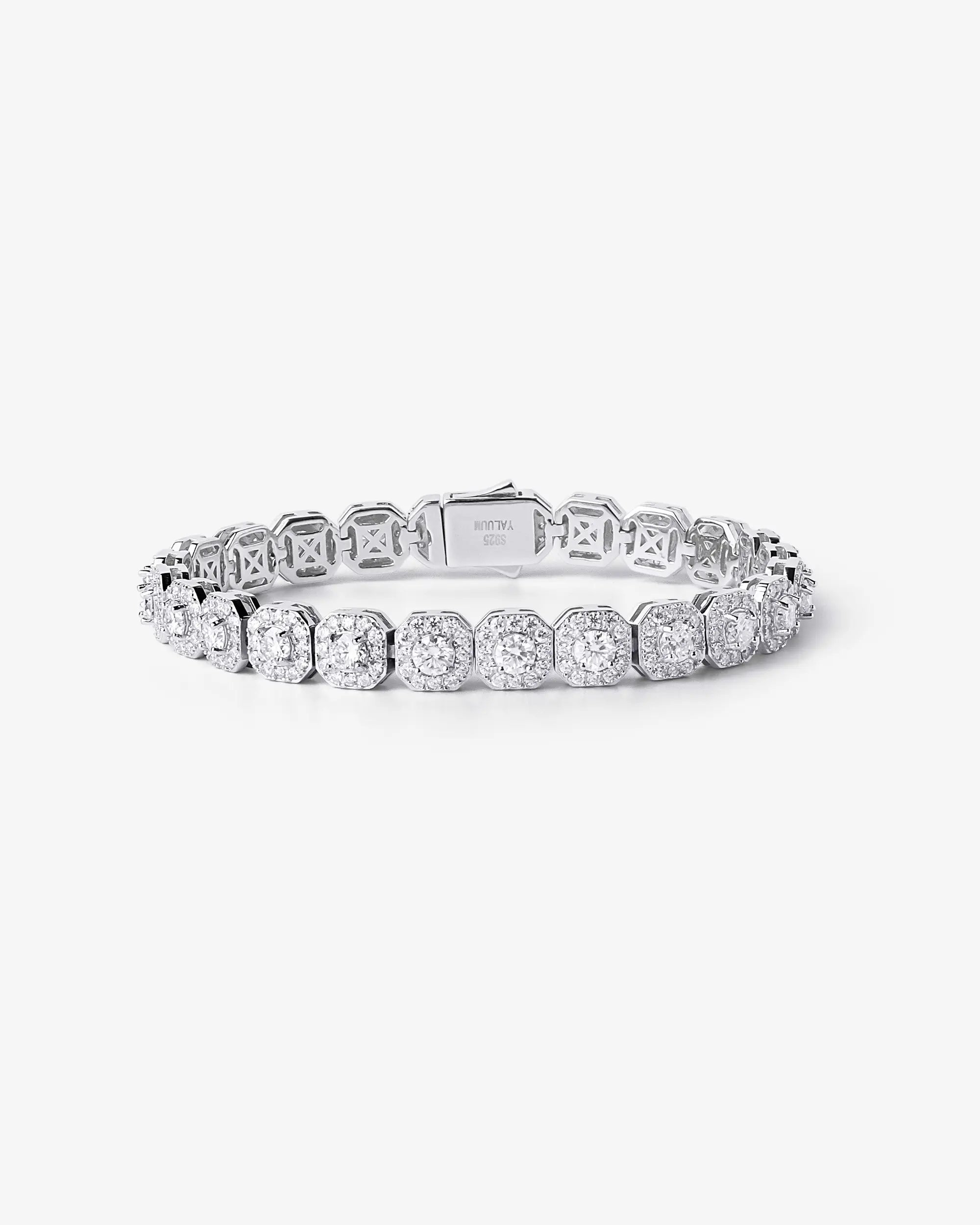 8mm Moissanite Cluster Bracelet Yaluum