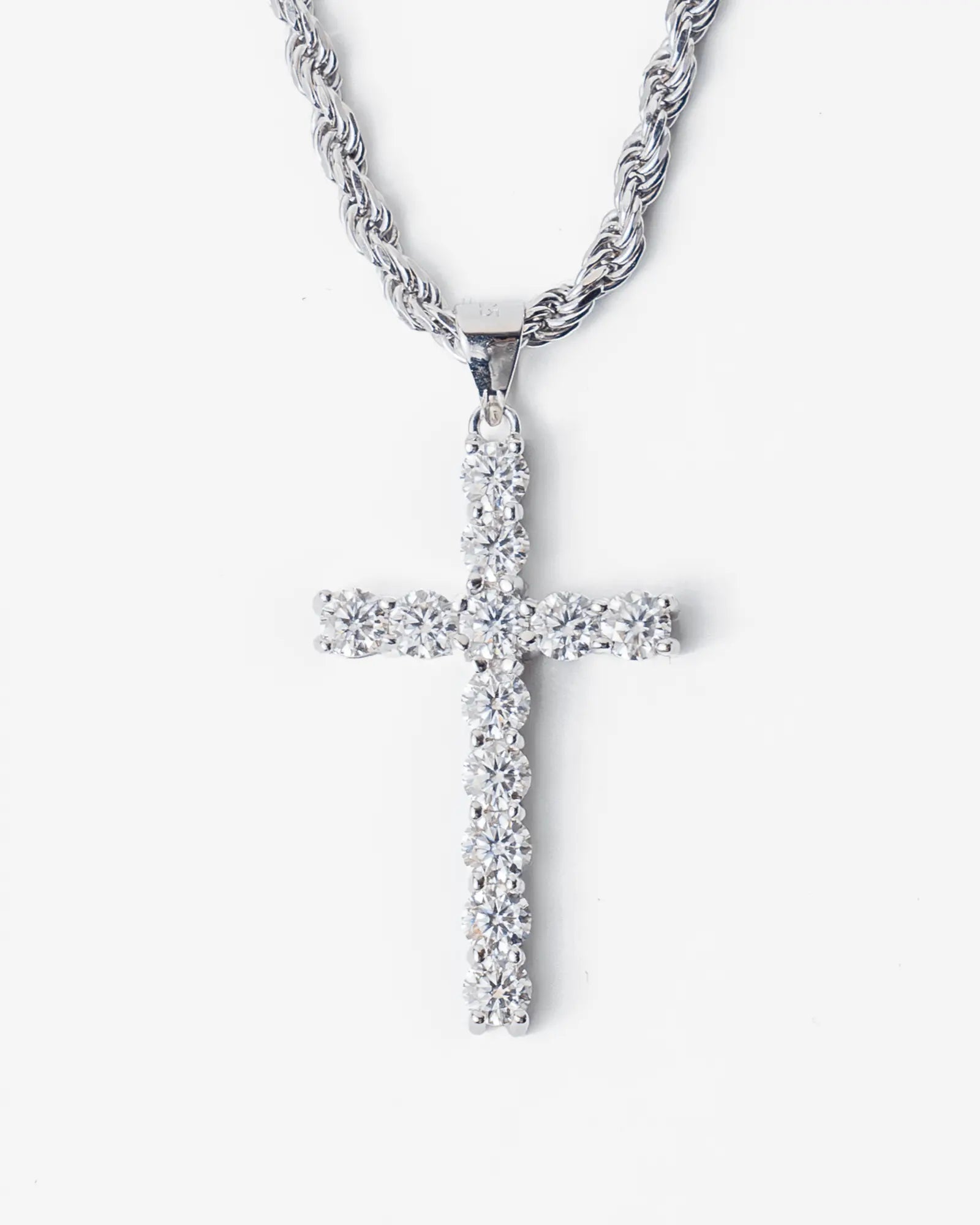 Moissanite Iced Cross (Pendant Only) Yaluum