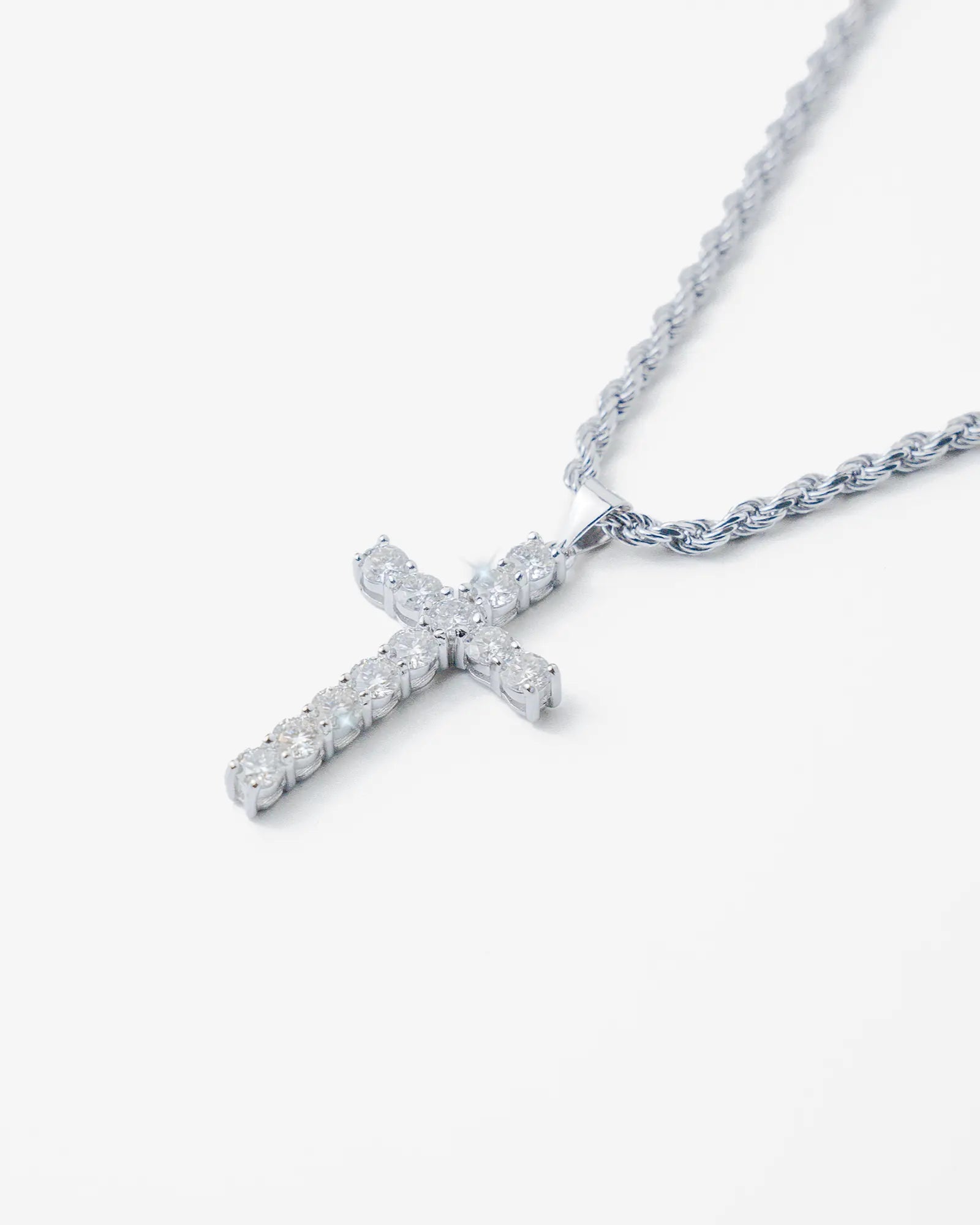 Moissanite Iced Cross (Pendant Only) Yaluum