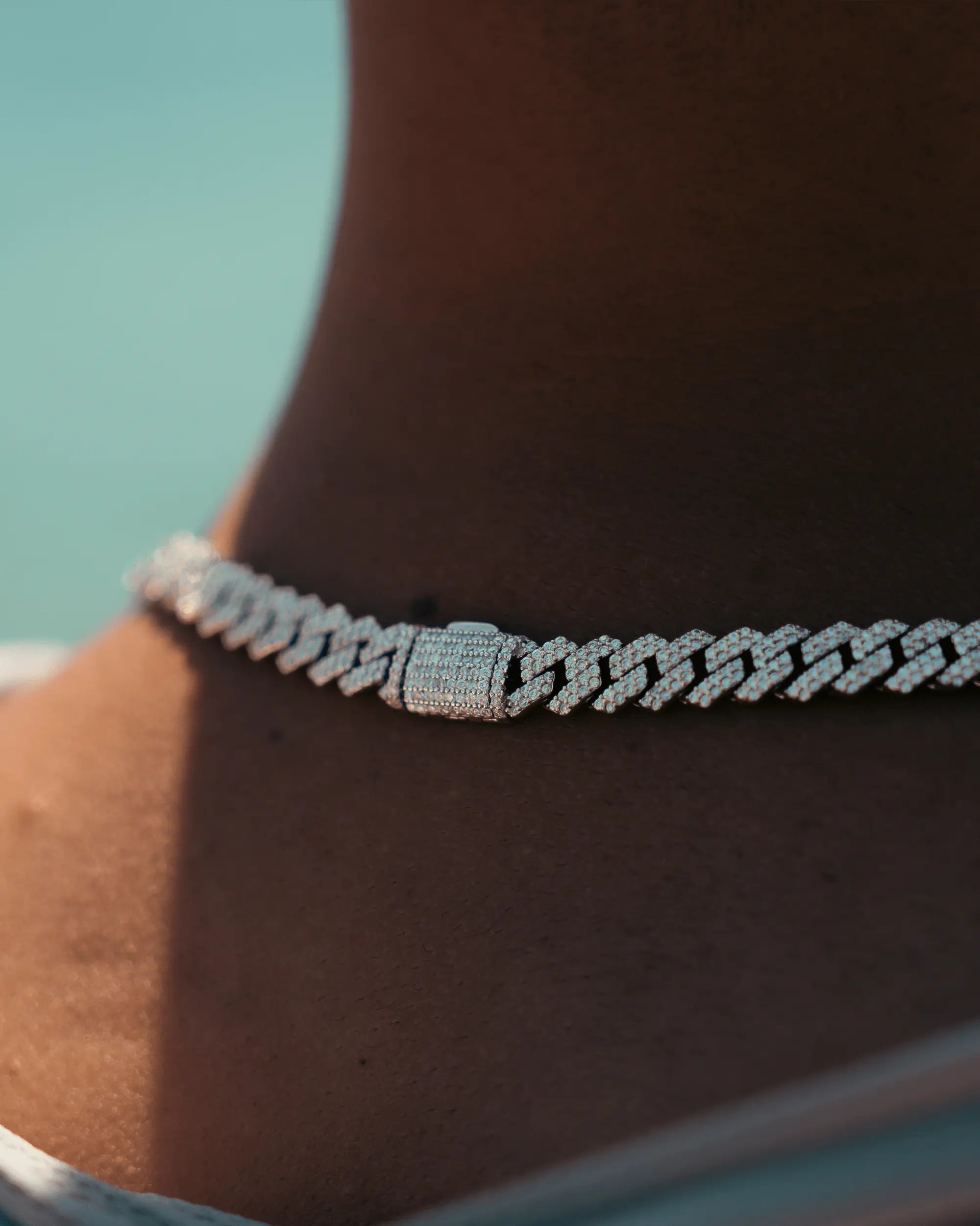 8MM Moissanite Prong Chain Yaluum