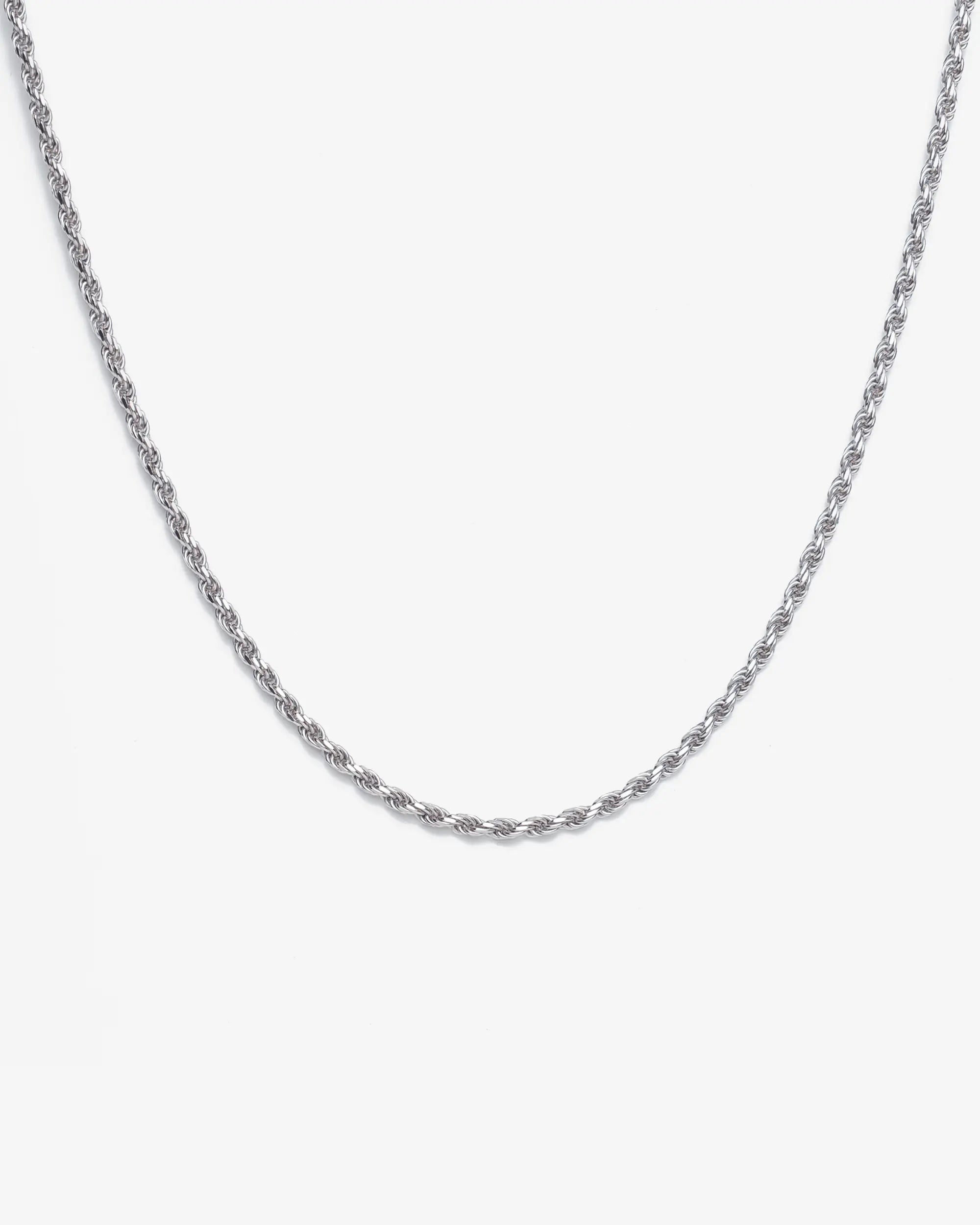 3MM Silver Rope Chain Yaluum