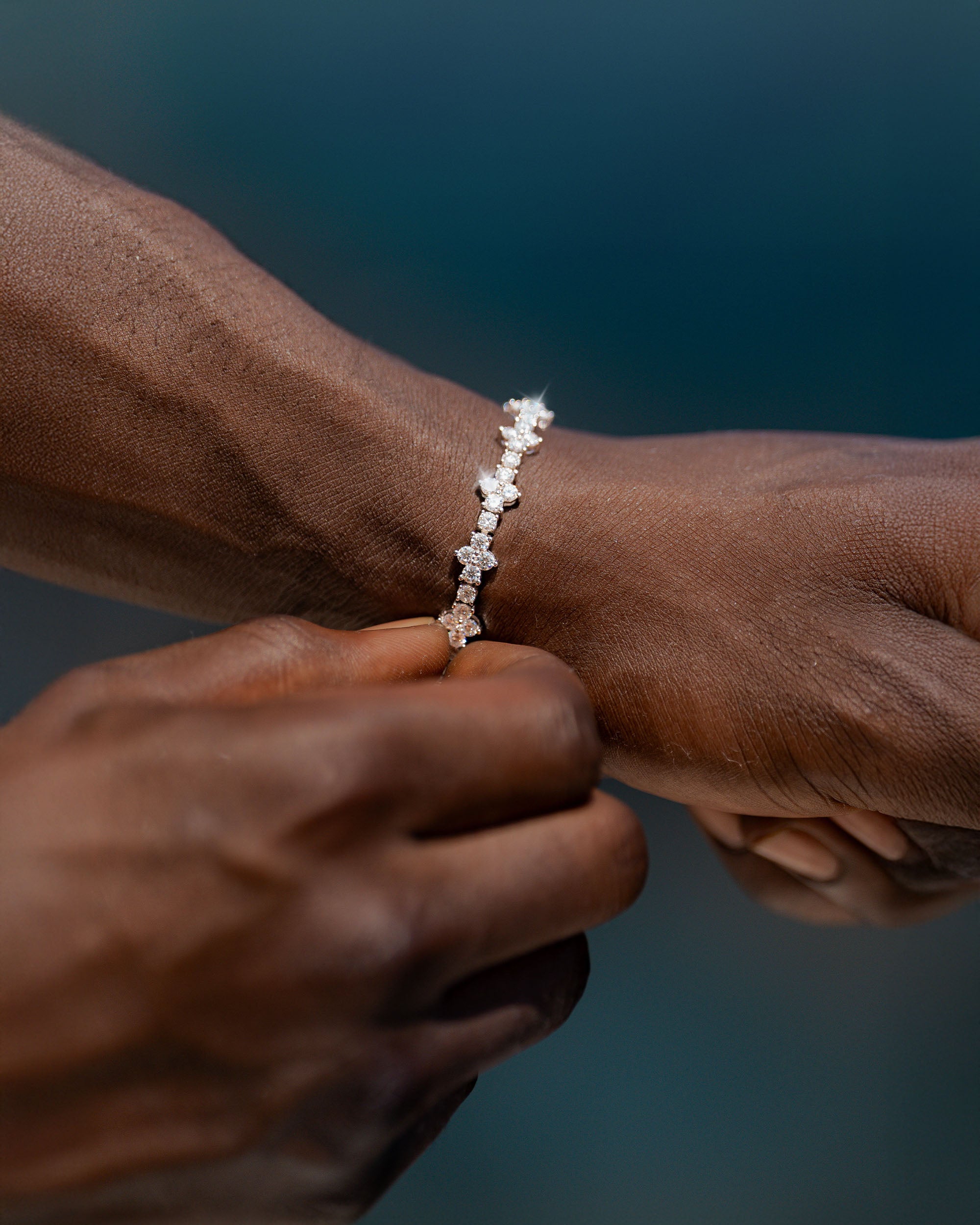 Moissanite Thorn Bracelet