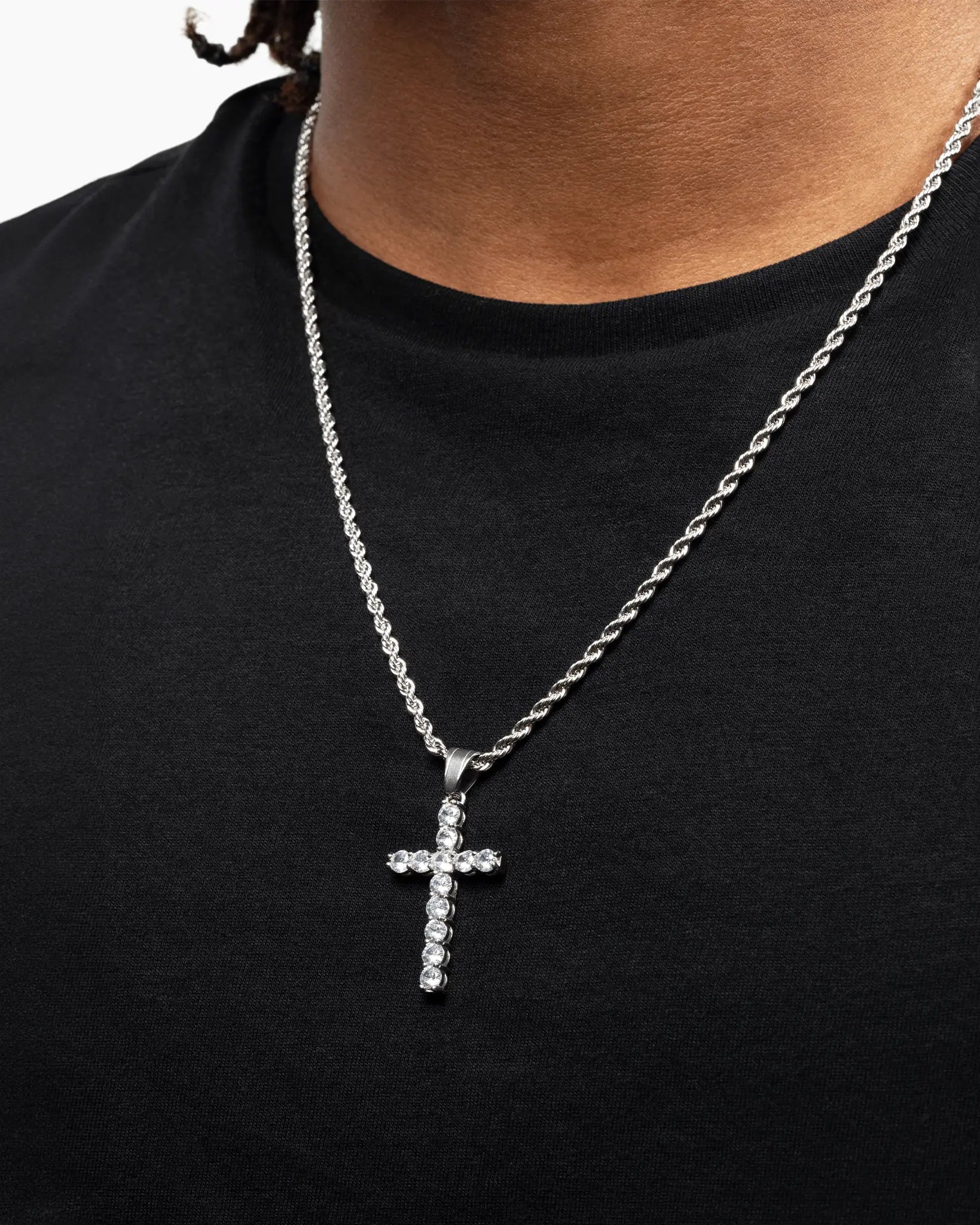 Iced Cross Pendant Yaluum