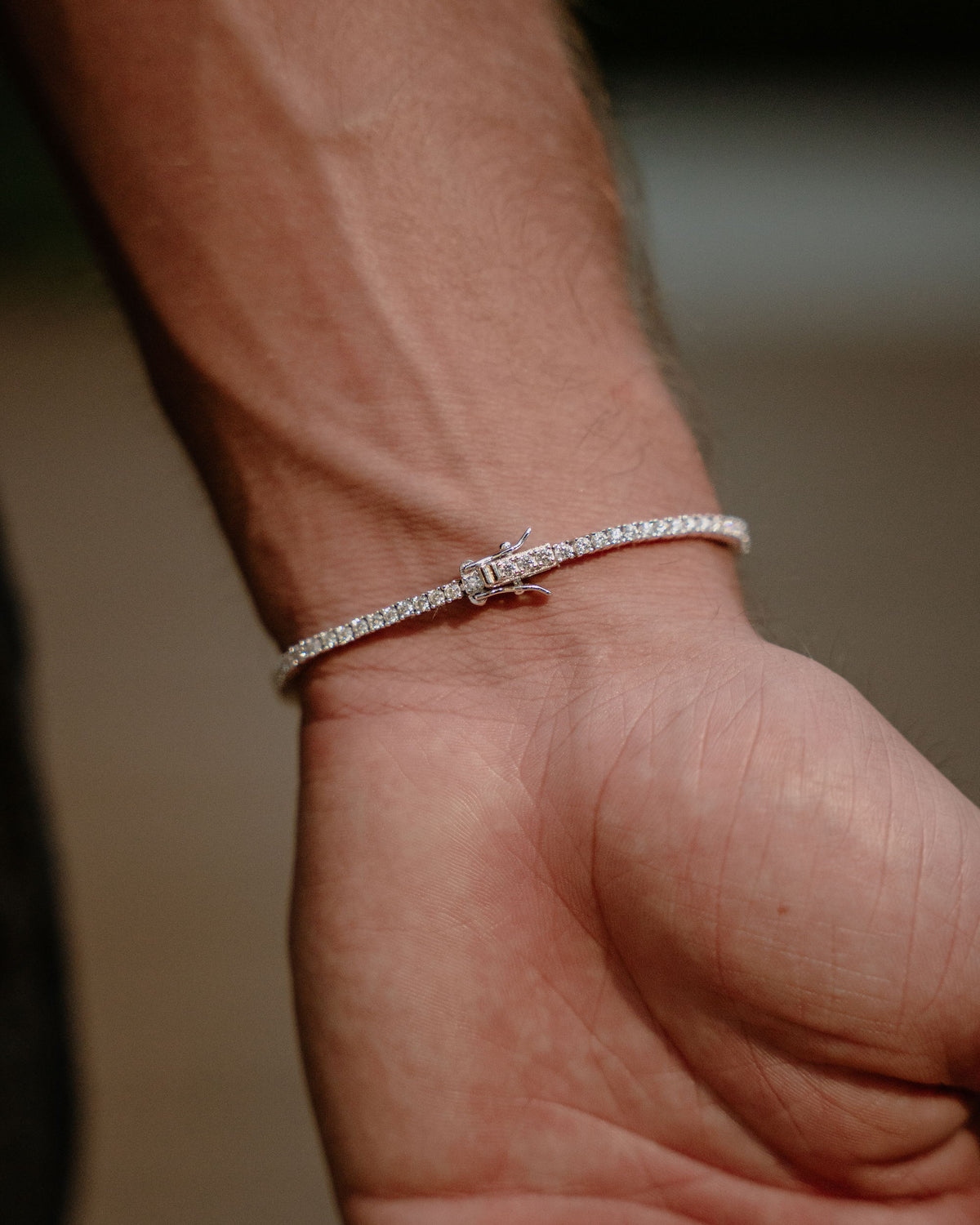 2MM Moissanite Tennis Bracelet