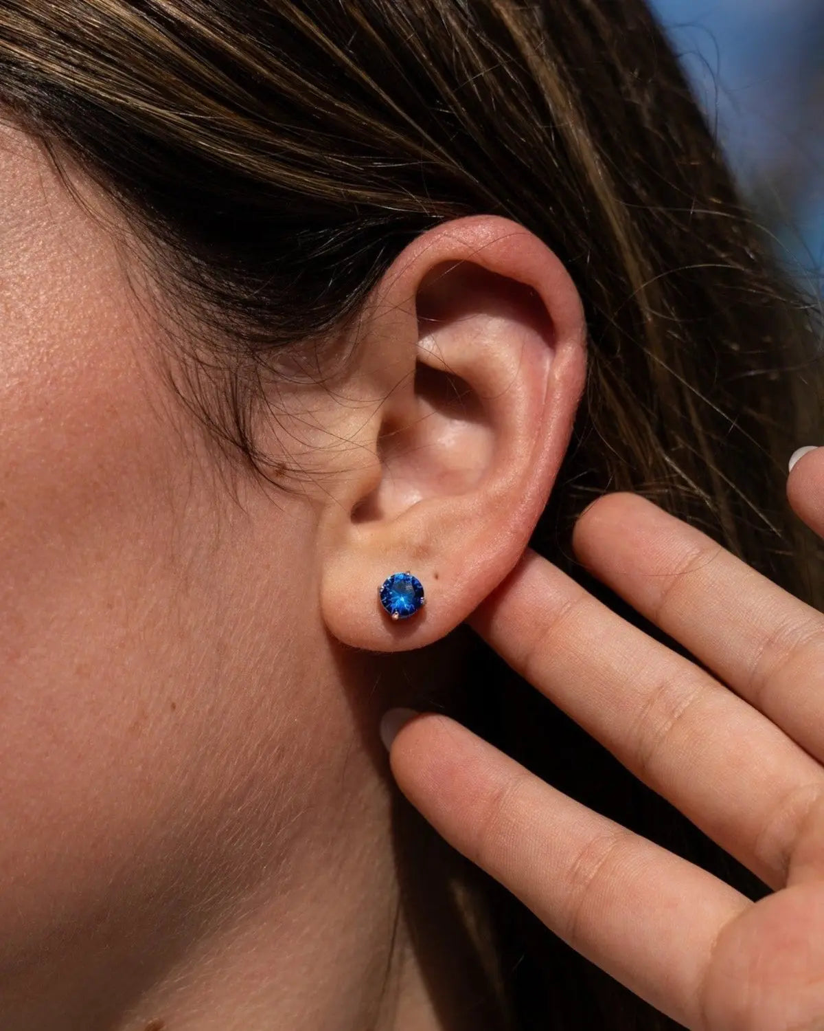 6MM Gemstone Earrings Yaluum