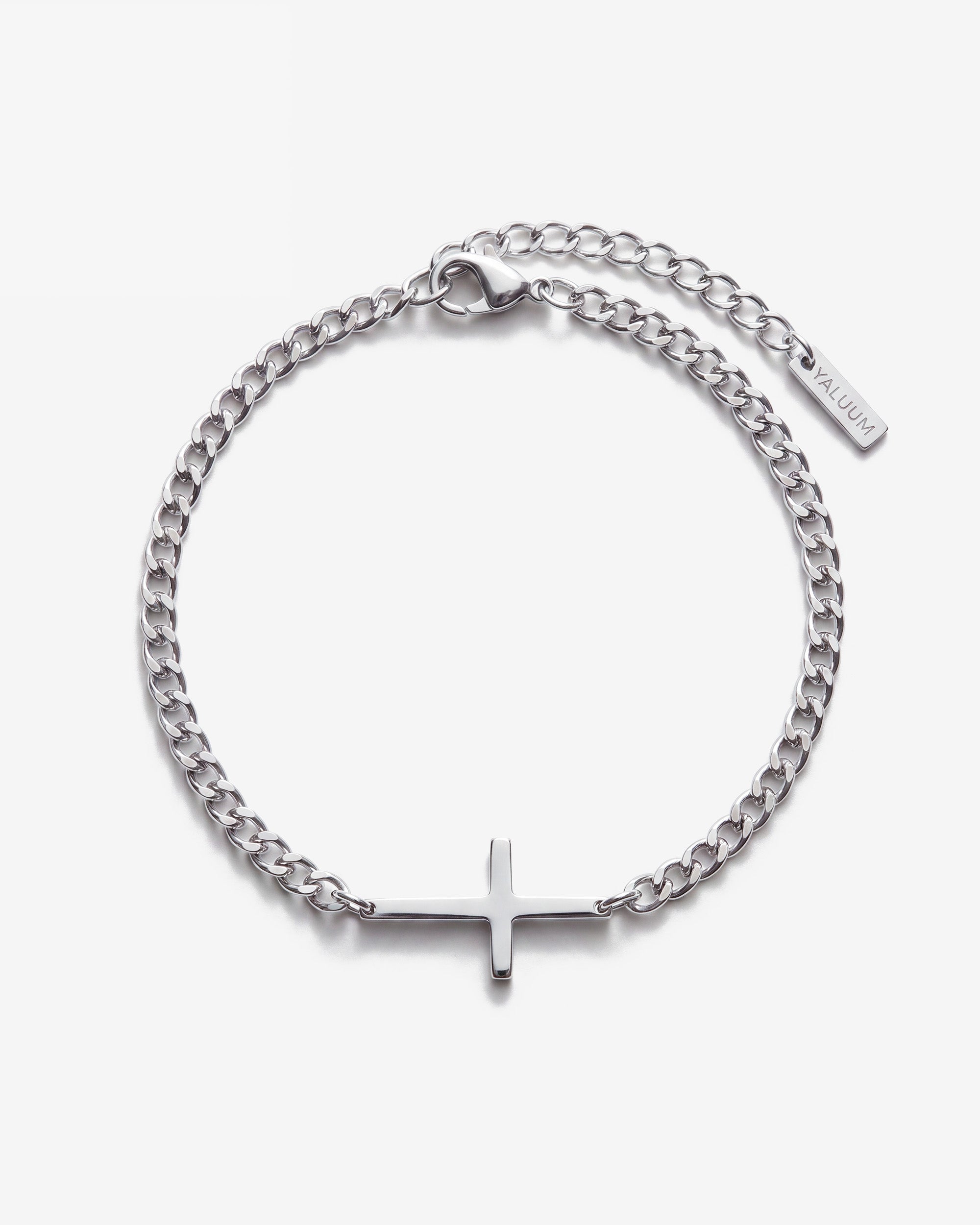 Silver Cross Bracelet