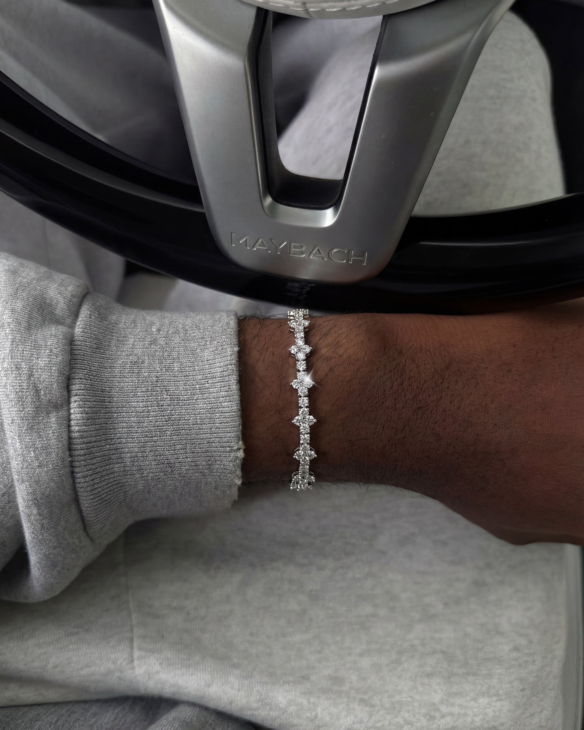 Moissanite Thorn Bracelet