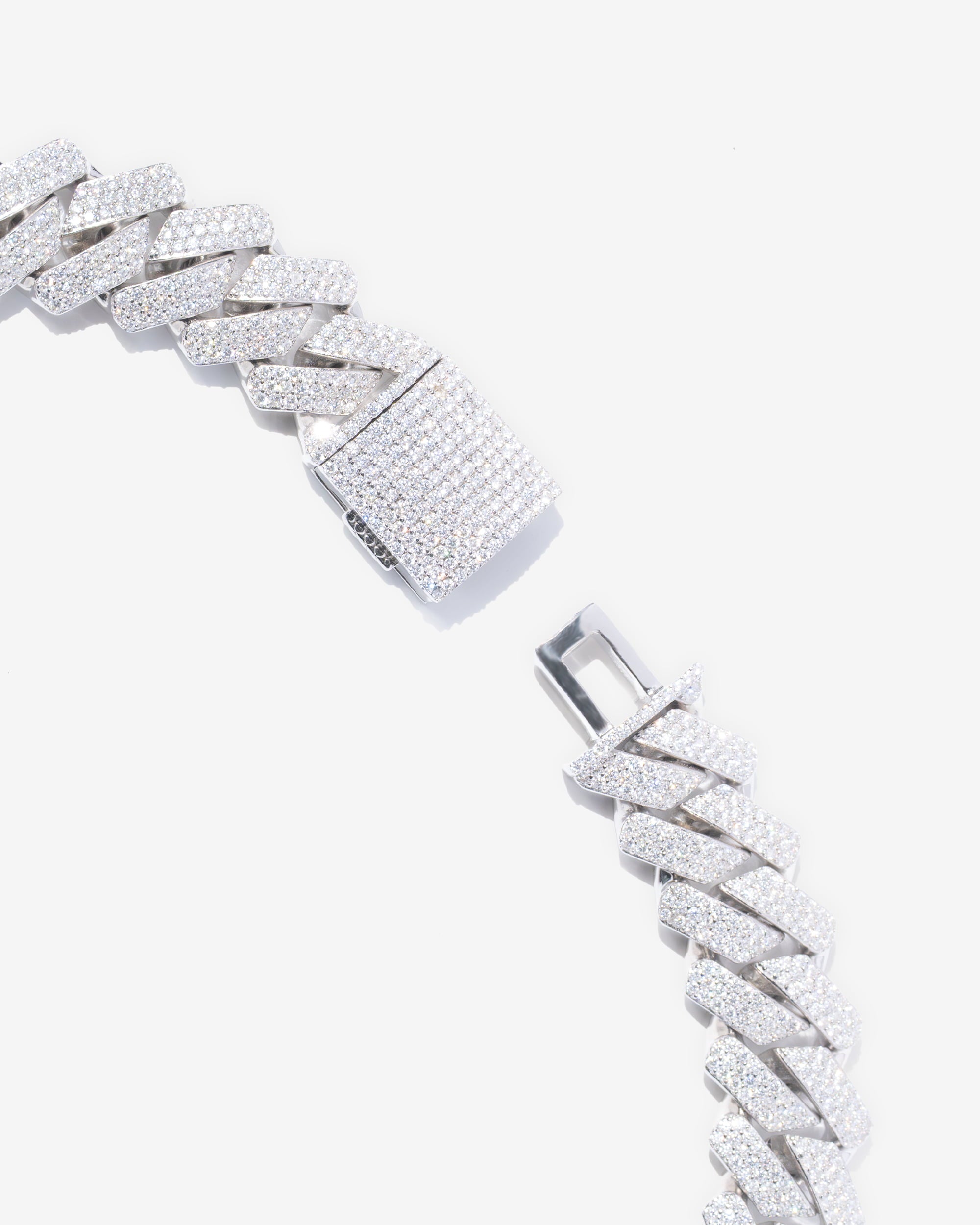 20MM Moissanite Prong Link Chain