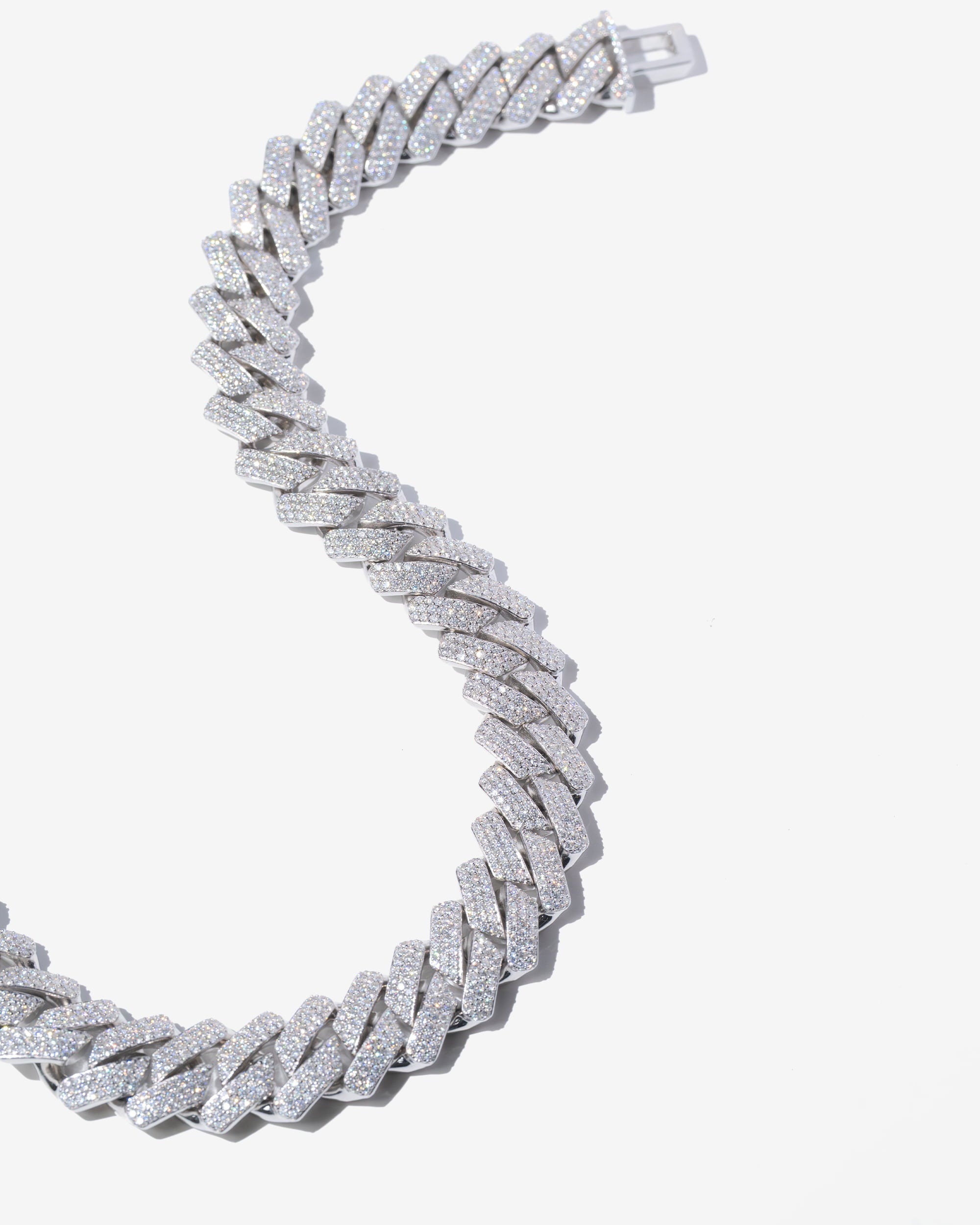 20MM Moissanite Prong Link Chain