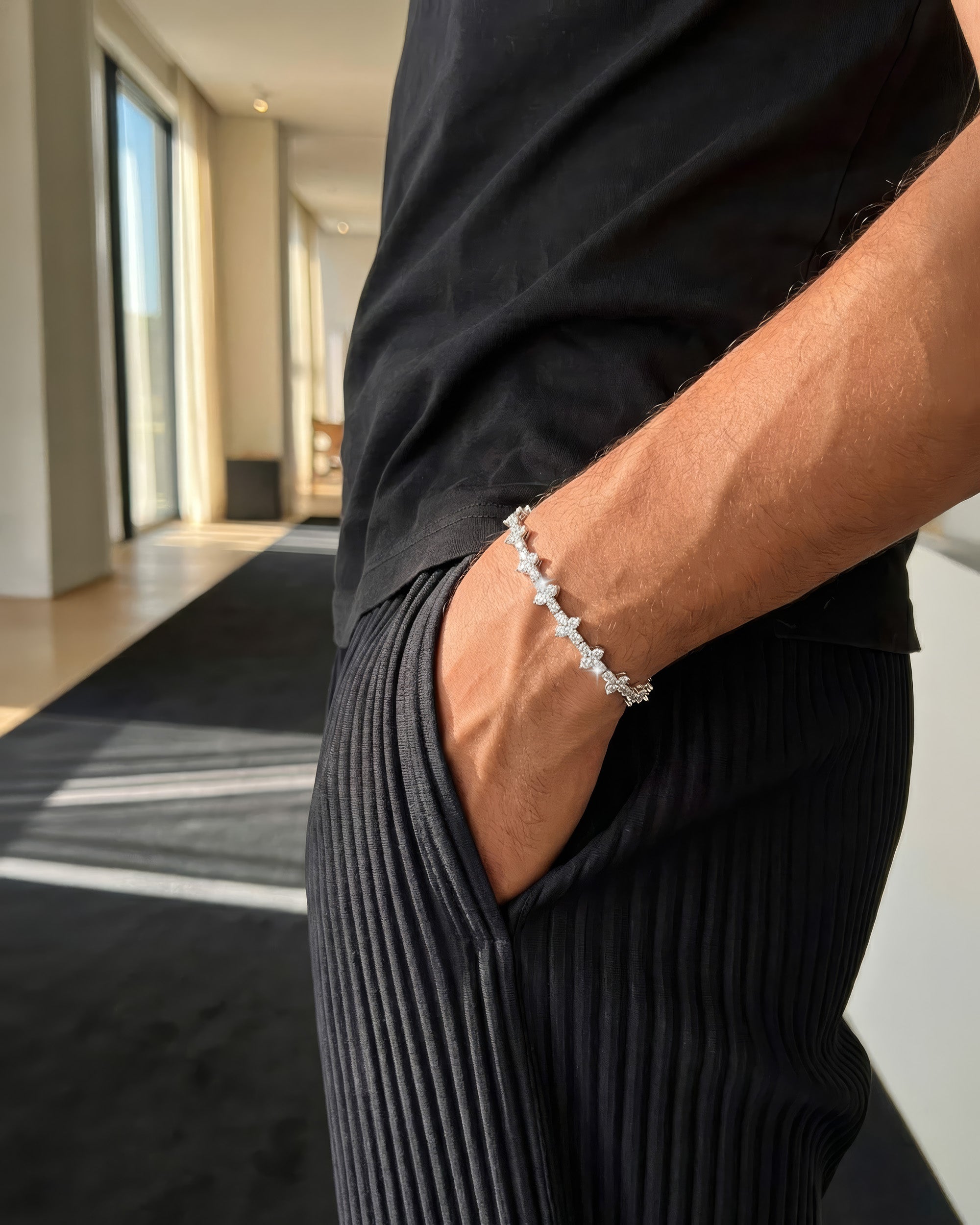 Moissanite Thorn Bracelet