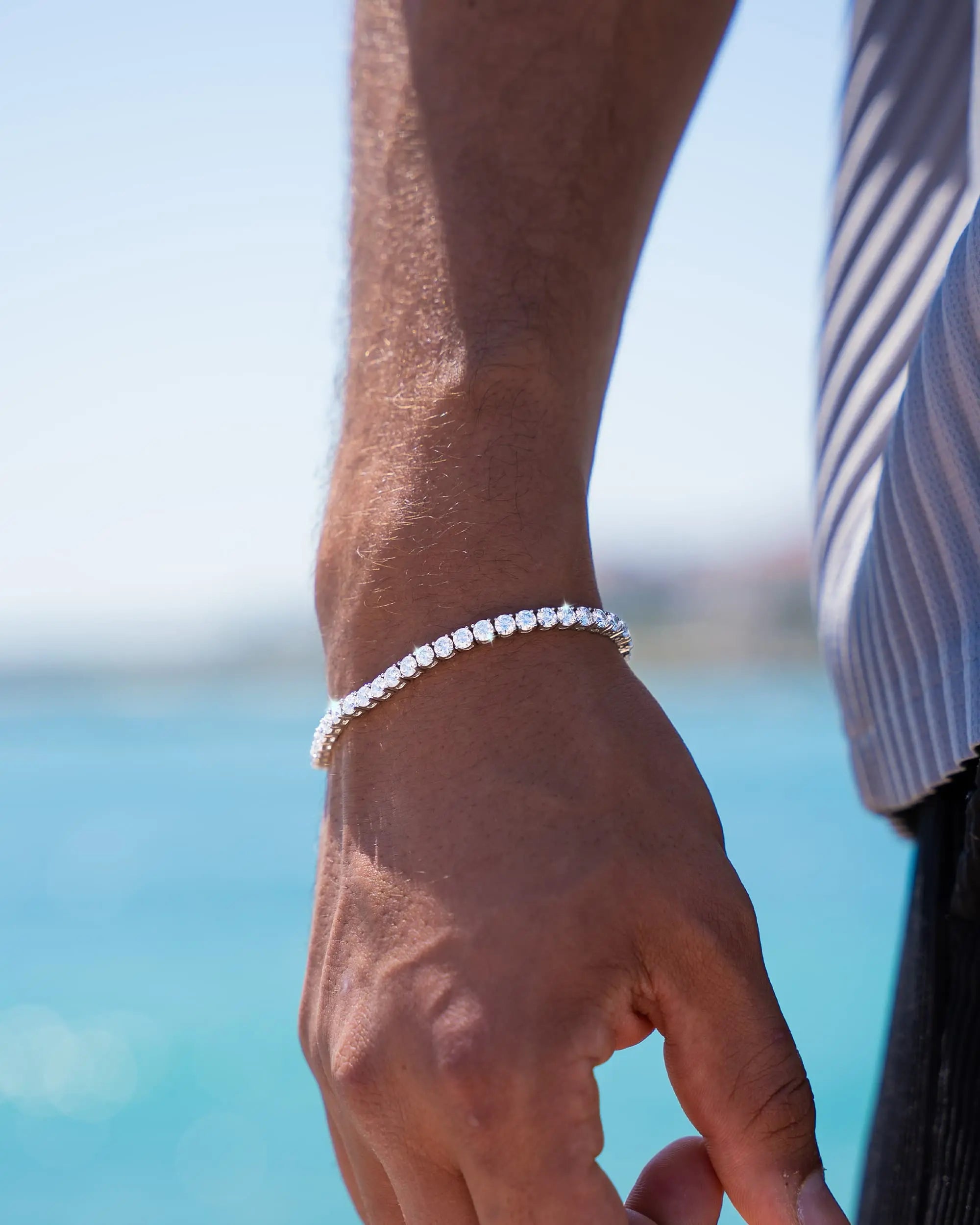 4MM Moissanite Tennis Bracelet Yaluum