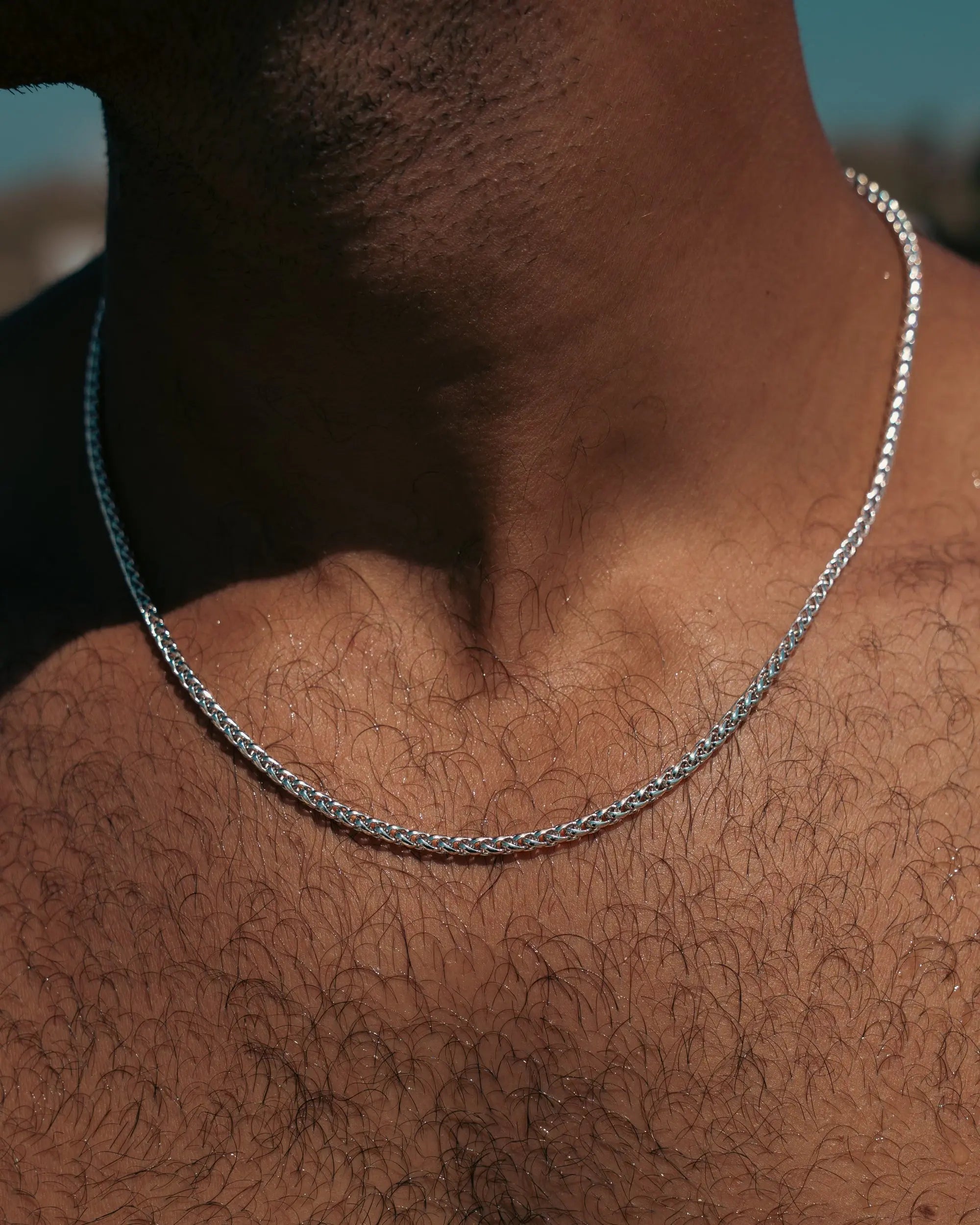 3MM Silver Wheat Chain Yaluum