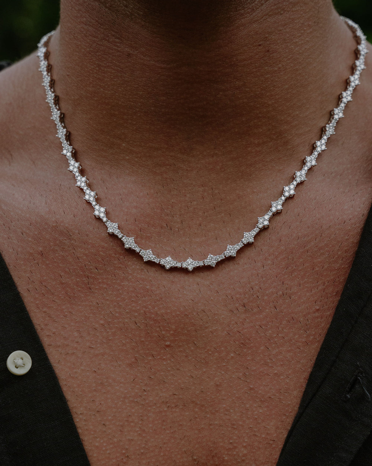 Moissanite Thorn Chain