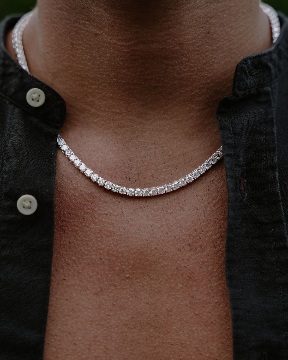 4MM Moissanite Tennis Chain