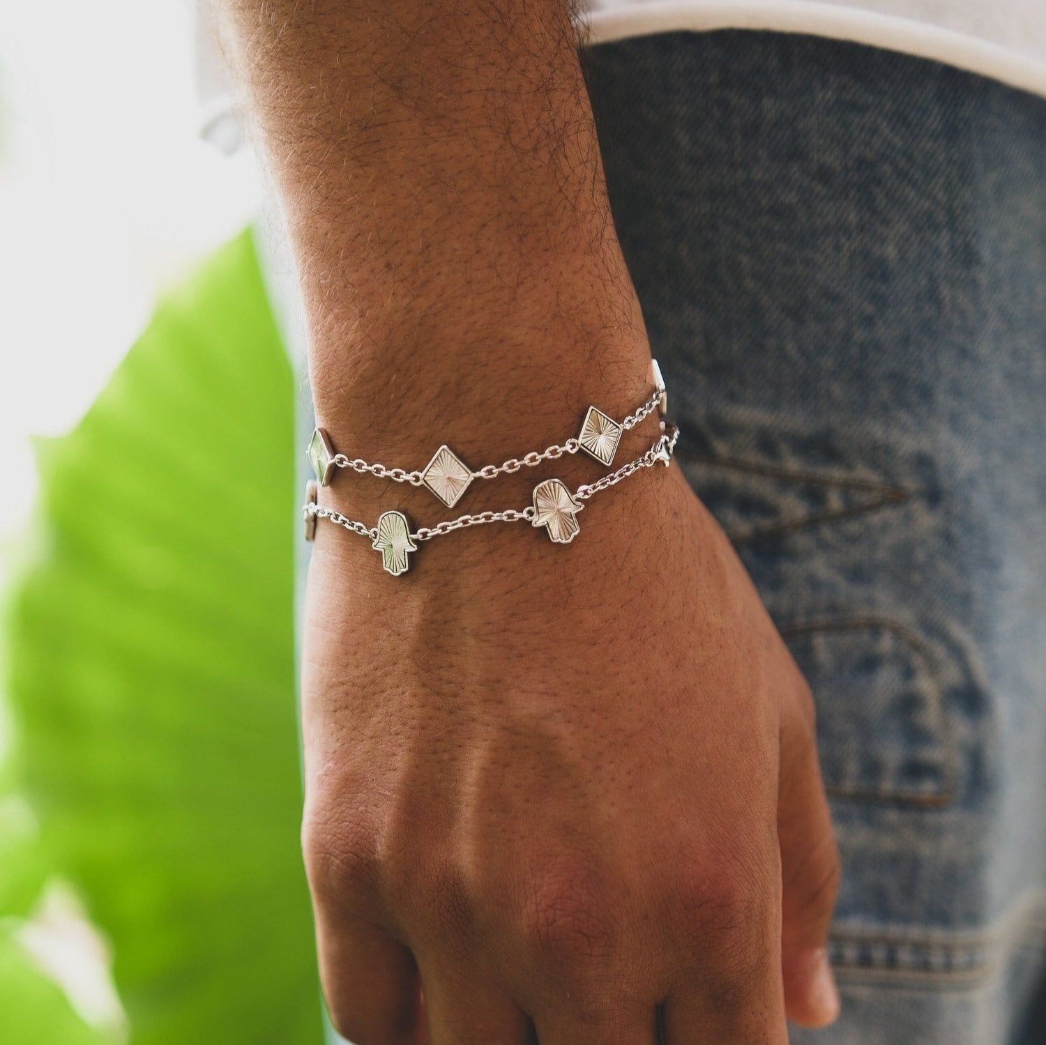 Diamond Motif Bracelet