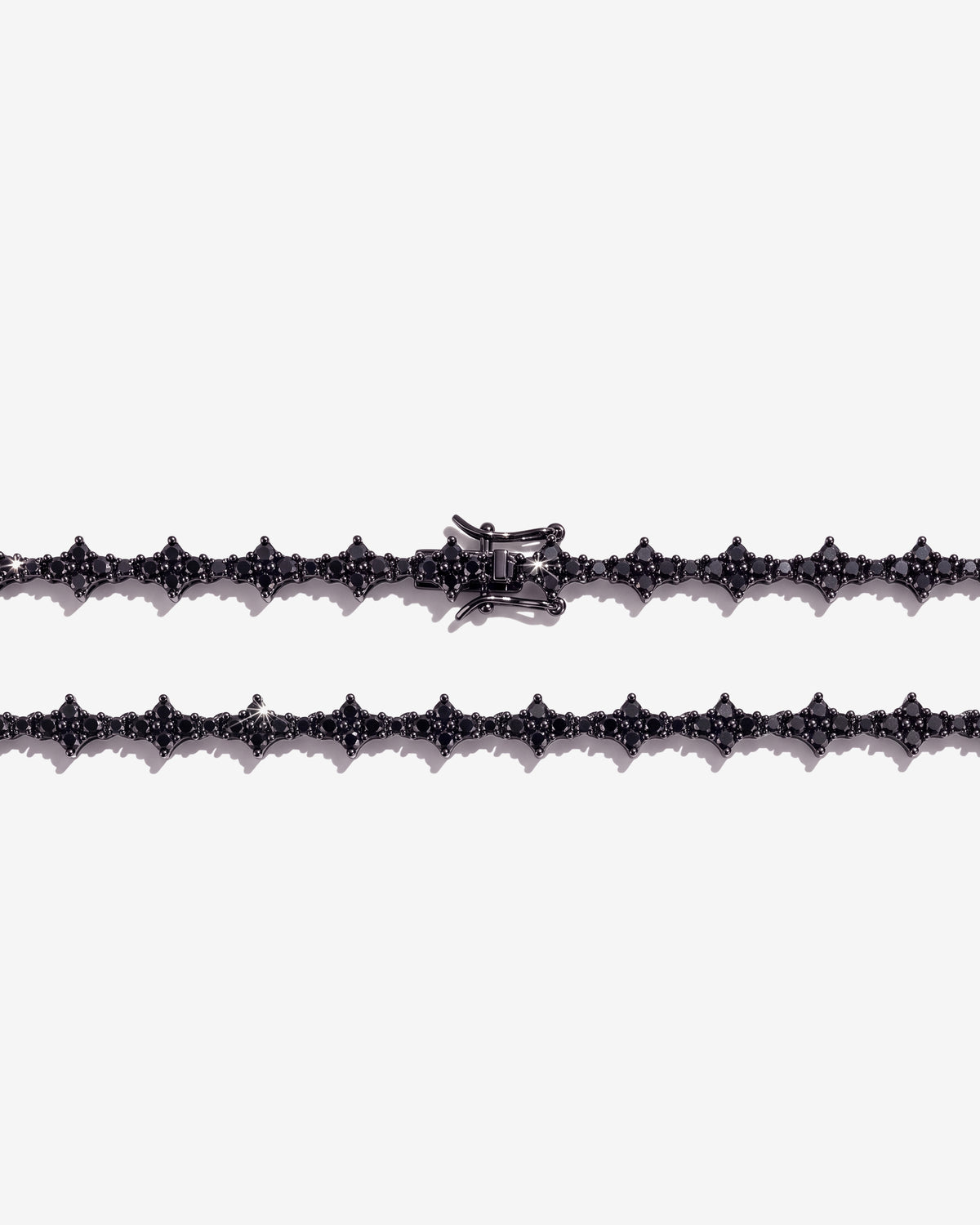 Black Moissanite Thorn Chain