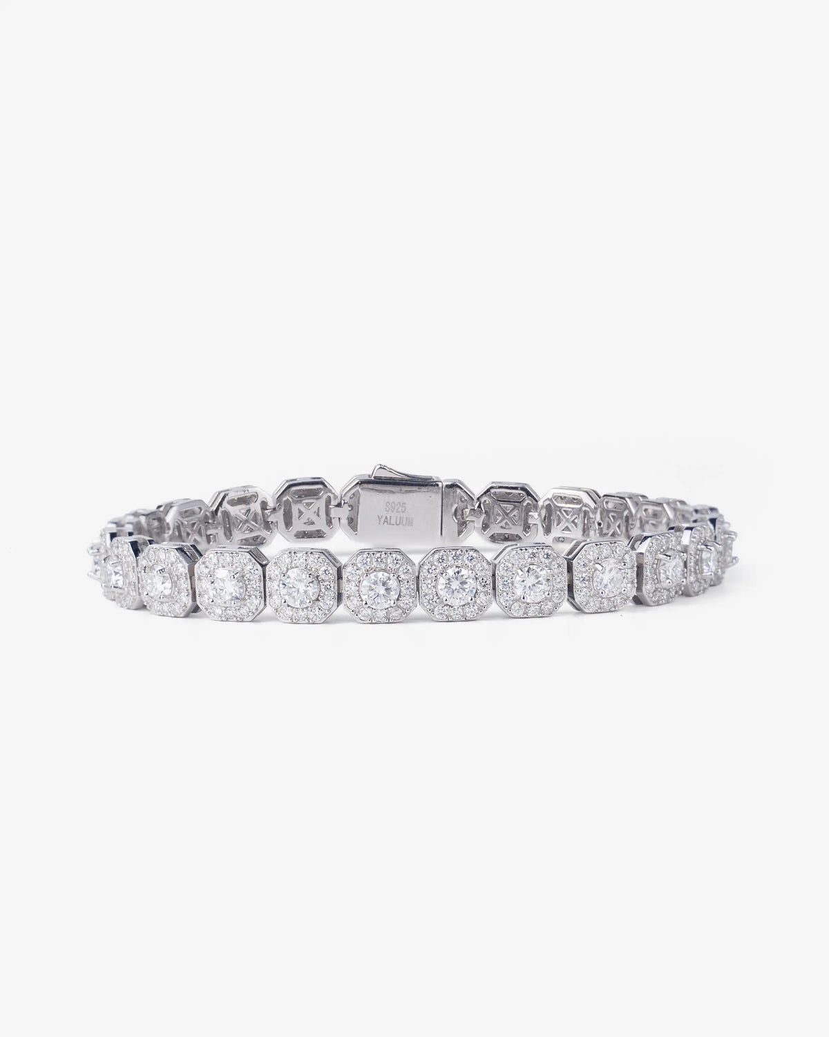 8mm Moissanite Cluster Bracelet Yaluum