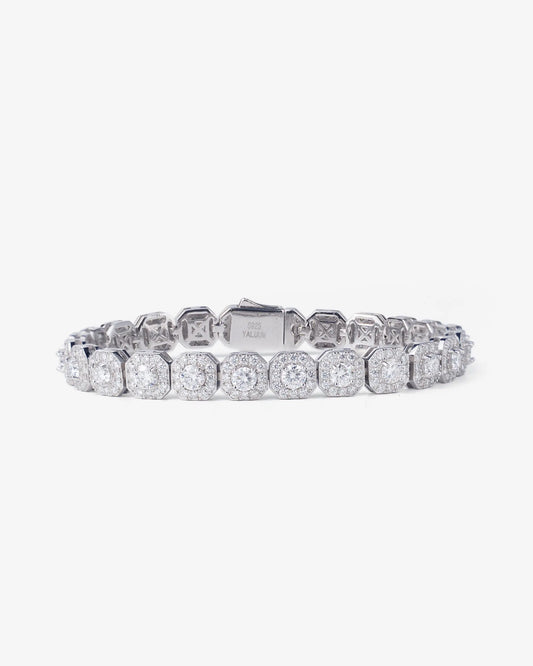 8mm Moissanite Cluster Bracelet Yaluum