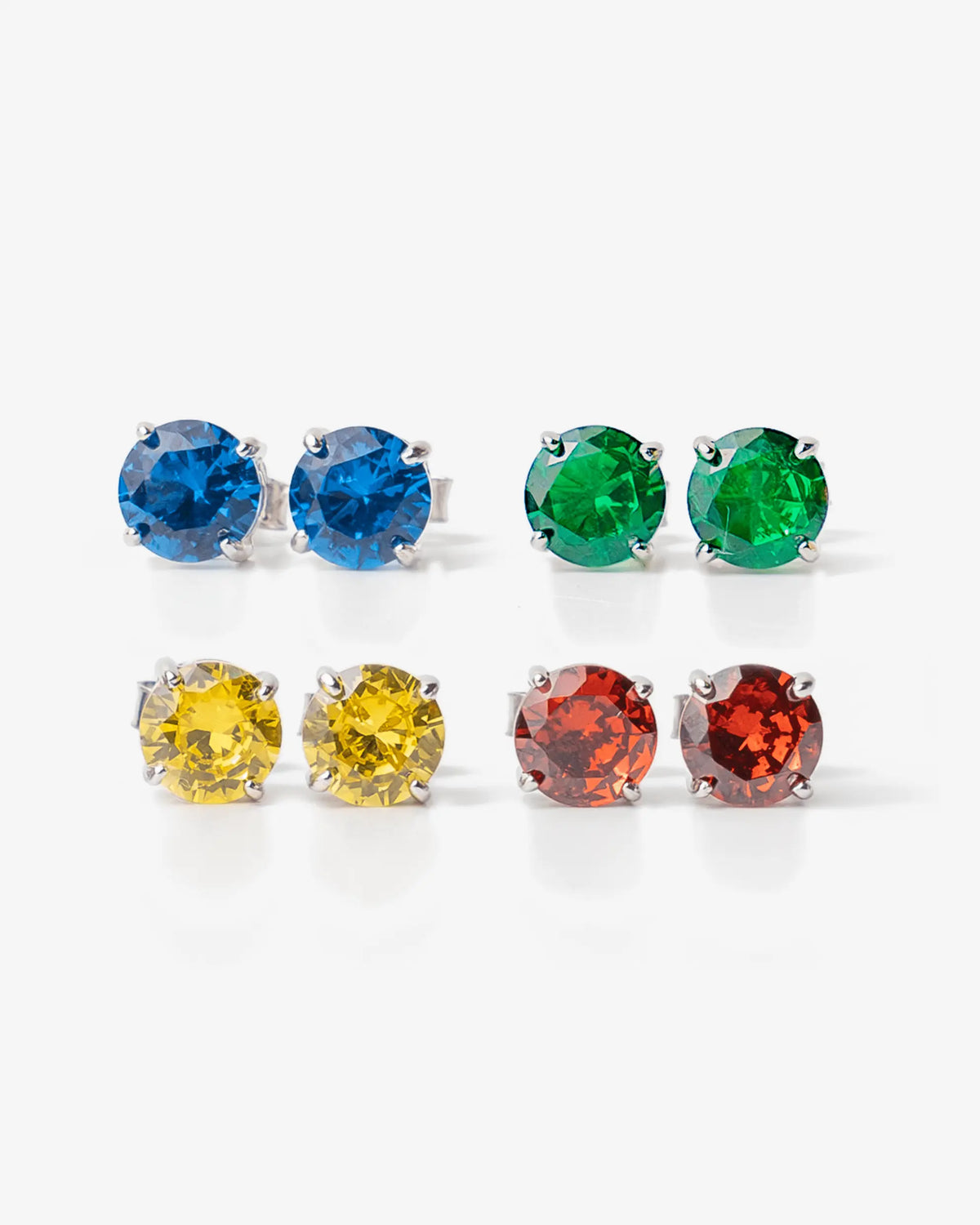 6MM Gemstone Earrings Yaluum