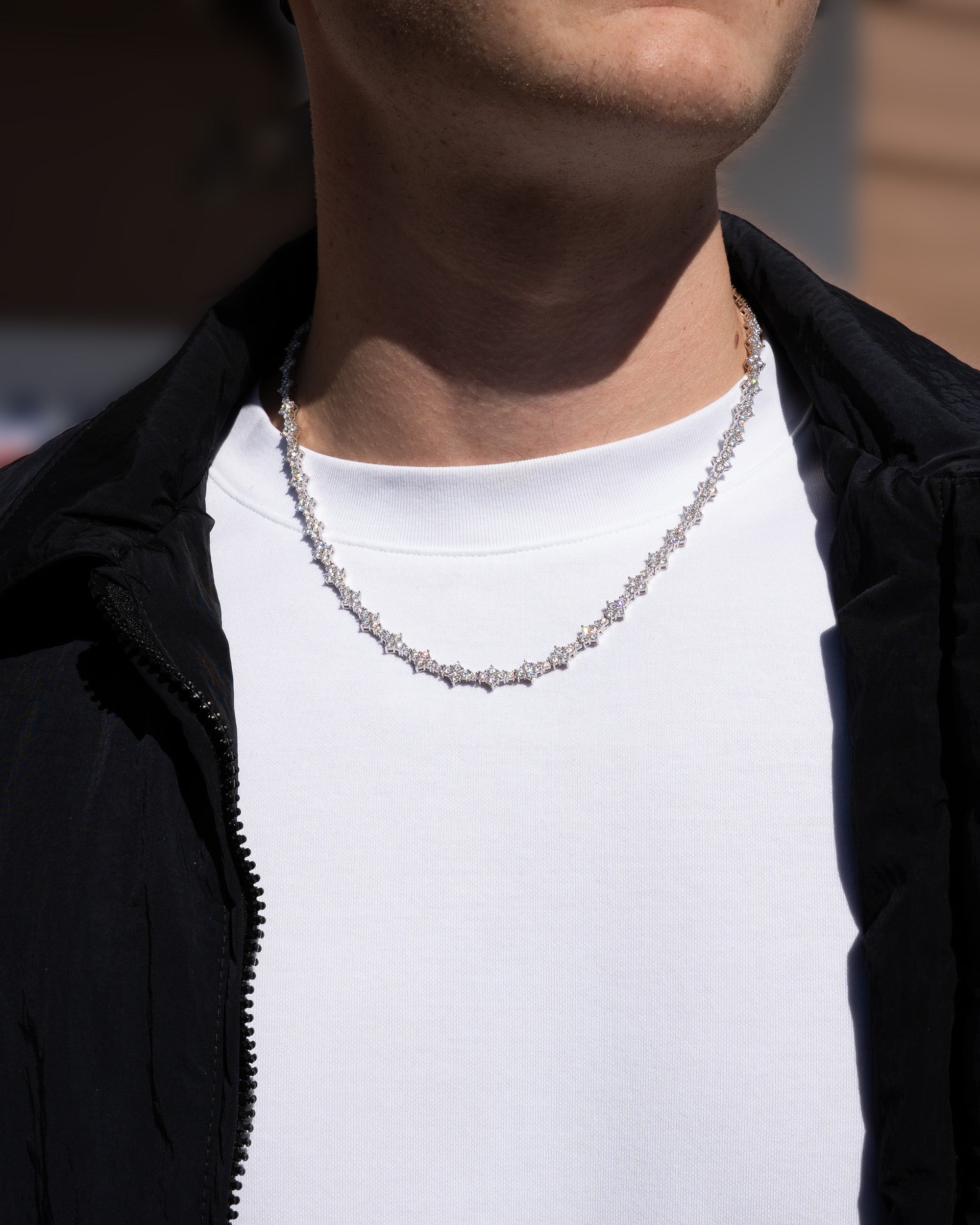 Moissanite Thorn Chain