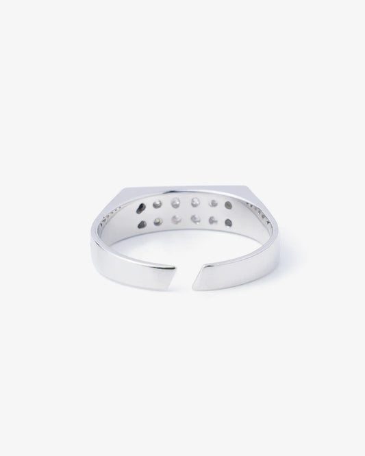 Moissanite Signet Ring Yaluum