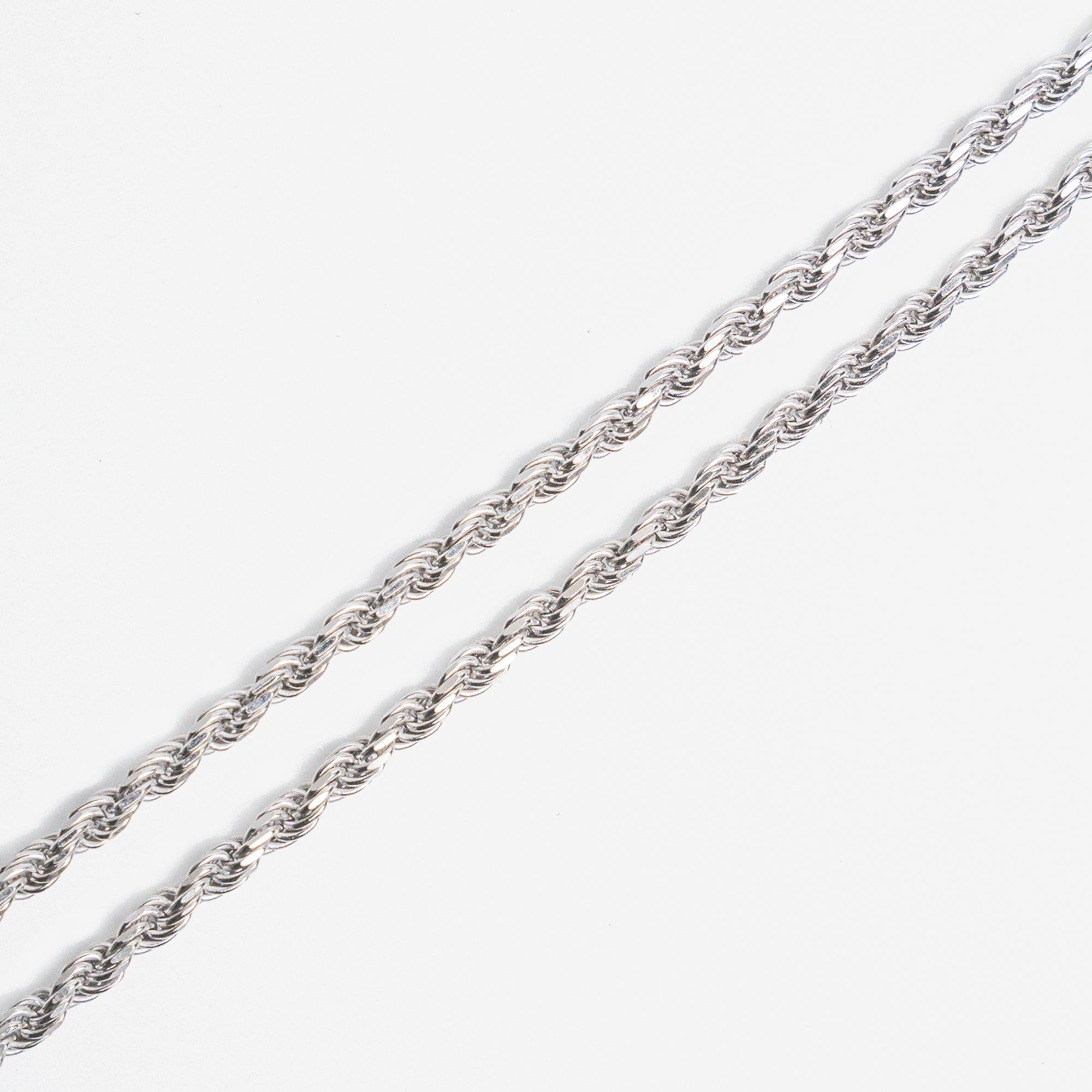 3MM Silver Rope Chain