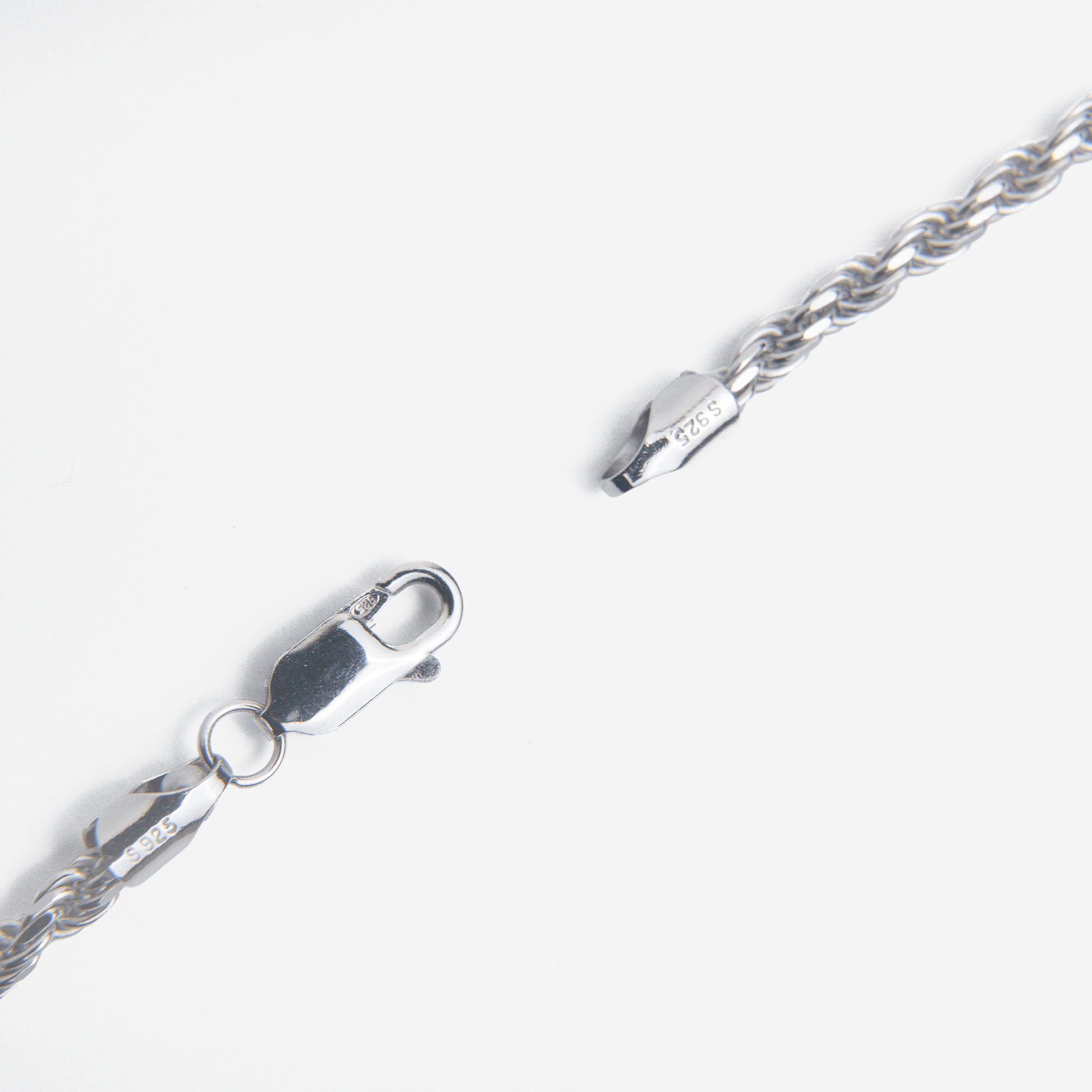 3MM Silver Rope Chain