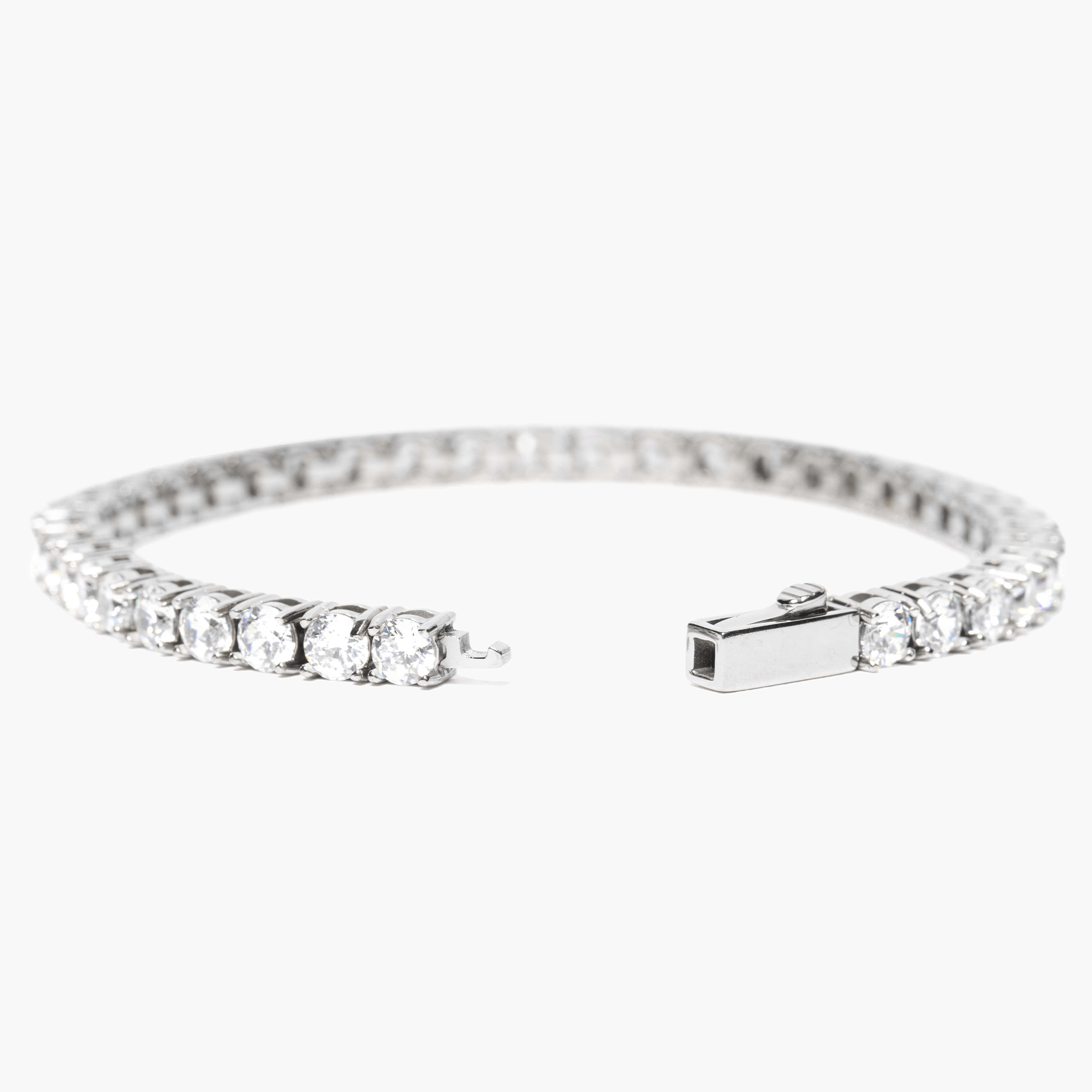 4MM Moissanite Tennis Bracelet