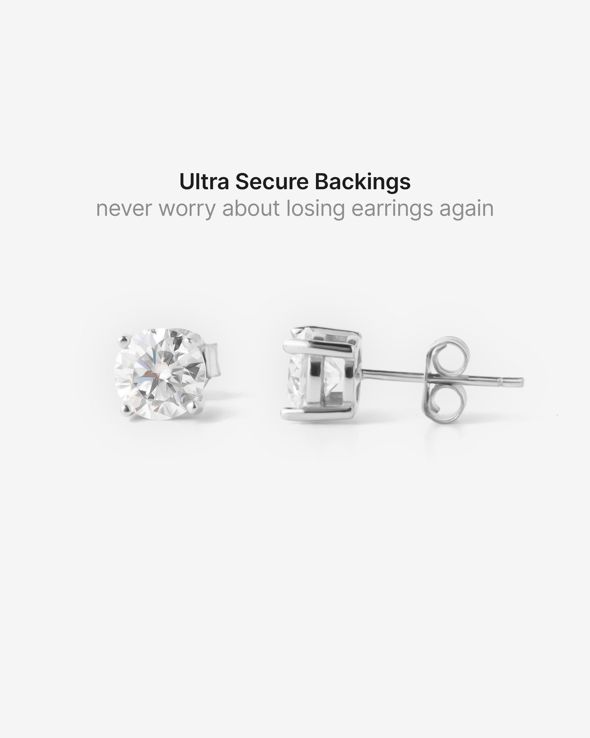 6MM Moissanite Earrings