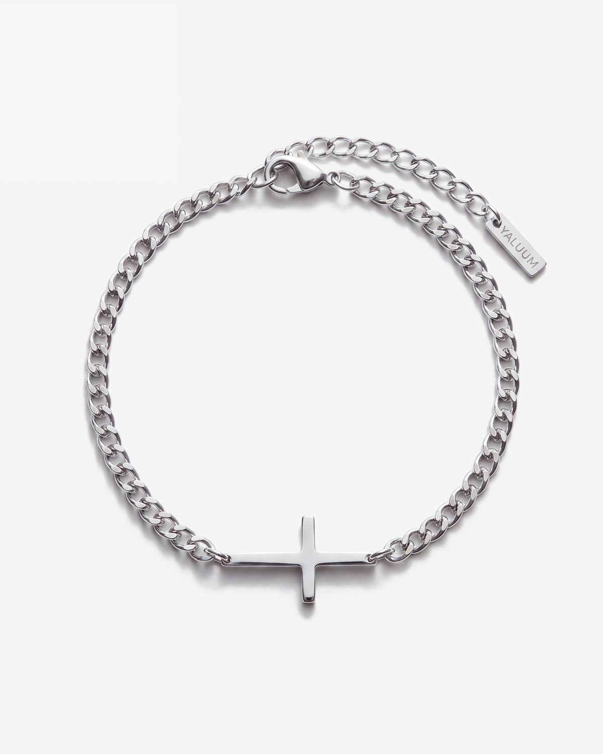 Silver Cross Bracelet