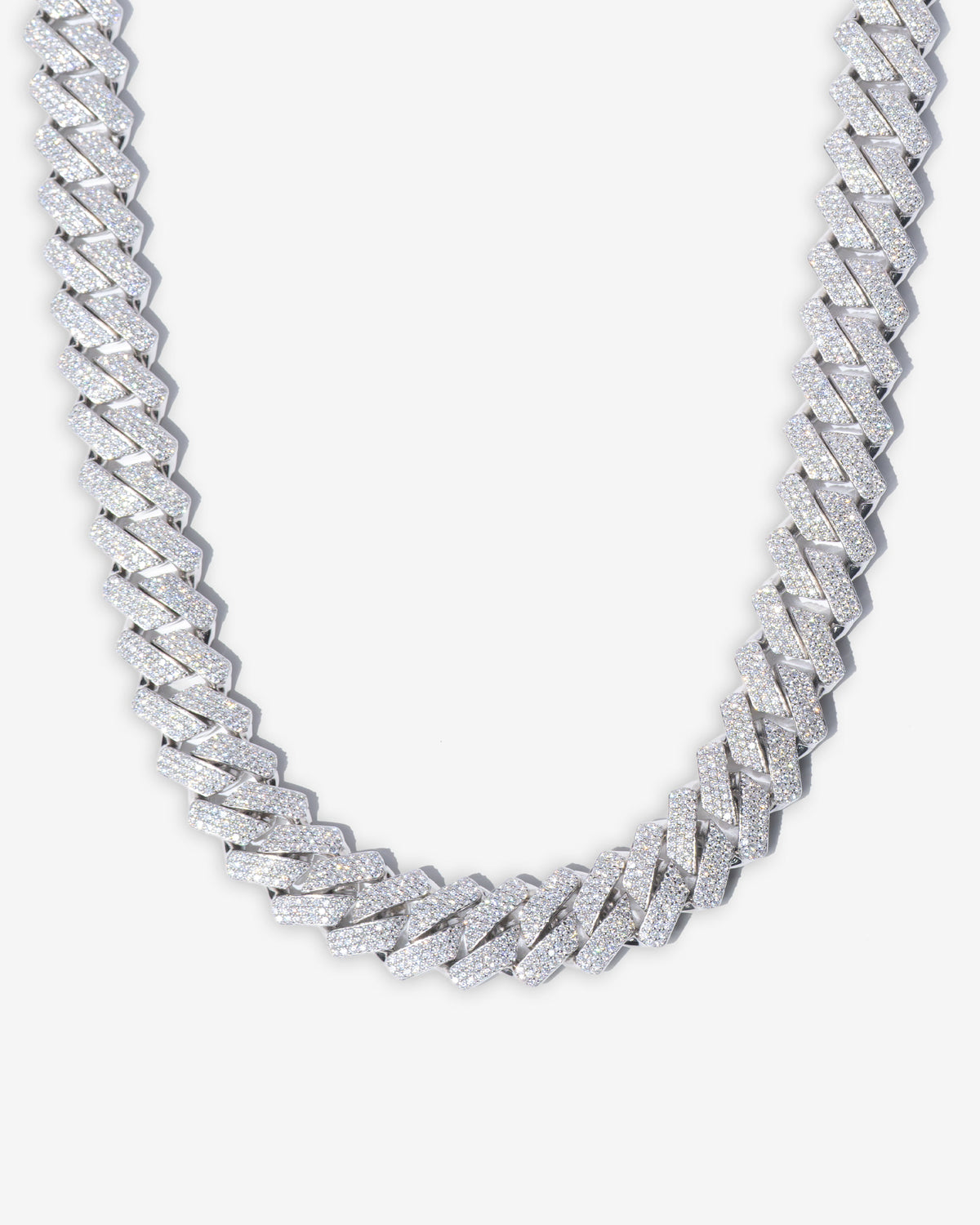 20MM Moissanite Prong Link Chain