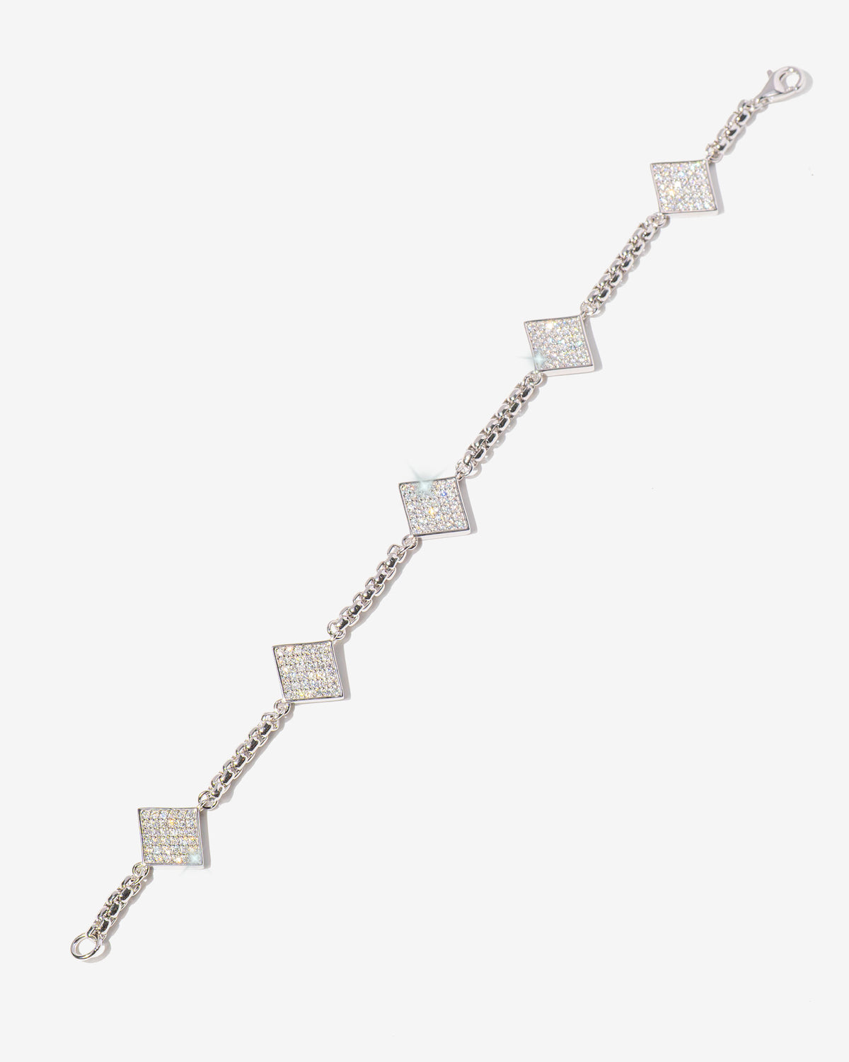 Moissanite Motif Bracelet