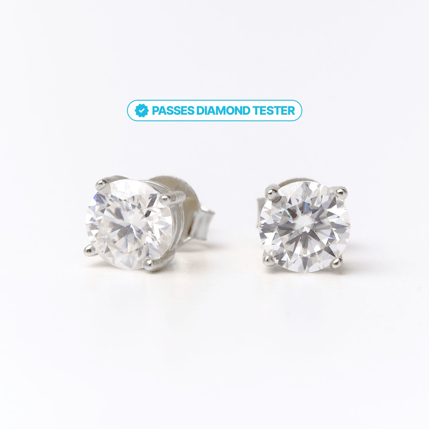 6MM Moissanite Earrings