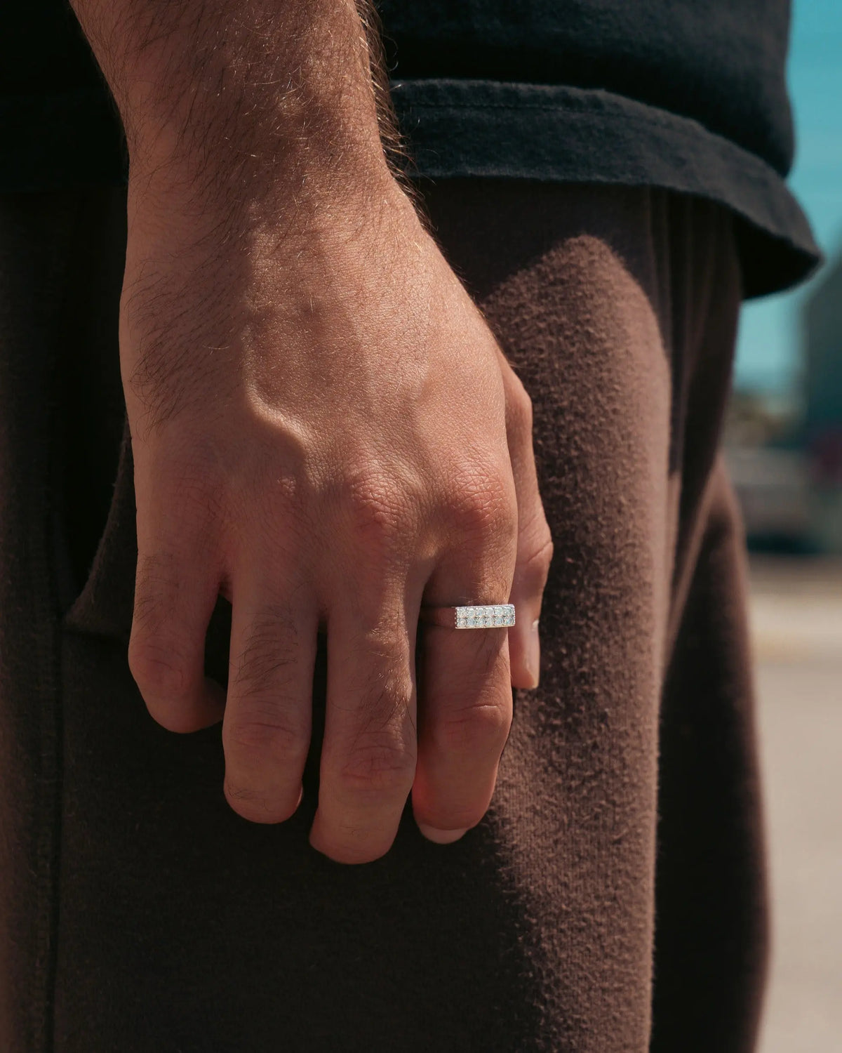 Moissanite Signet Ring Yaluum